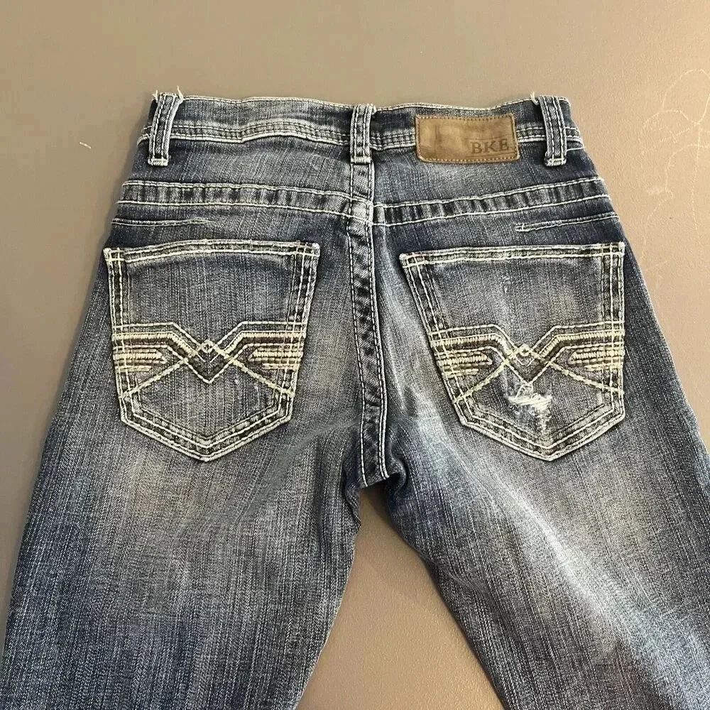 BKE ALEC Denim Distressed Jeans Men Size 26R